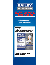 Bailey Fall Protection Brochure - Elevated Work Platform Kit